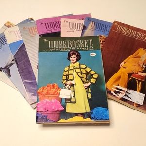 The Workbasket Magazine lot of 9 from 1970